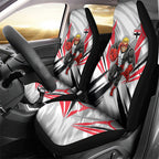 St Kilda Saints Australian Football Car Seat Cover Superhero Mascot Graphic - Bold Team Colors