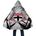 St Kilda Saints Australian Football Cloak Superhero Mascot Graphic - Bold Team Colors