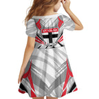 St Kilda Saints Australian Football Family Matching Puletasi and Hawaiian Shirt Superhero Mascot Graphic - Bold Team Colors