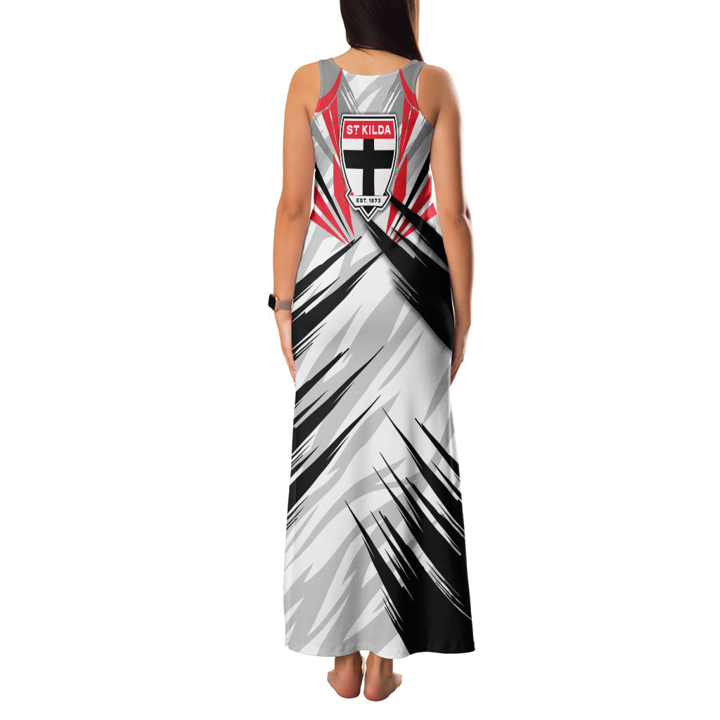 St Kilda Saints Australian Football Family Matching Tank Maxi Dress and Hawaiian Shirt Superhero Mascot Graphic - Bold Team Colors