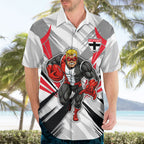 St Kilda Saints Australian Football Hawaiian Shirt Superhero Mascot Graphic - Bold Team Colors