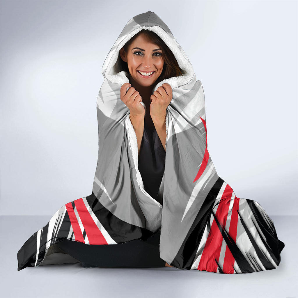 St Kilda Saints Australian Football Hooded Blanket Superhero Mascot Graphic - Bold Team Colors