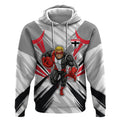St Kilda Saints Australian Football Hoodie Superhero Mascot Graphic - Bold Team Colors