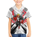 St Kilda Saints Australian Football Kid Hawaiian Shirt Superhero Mascot Graphic - Bold Team Colors