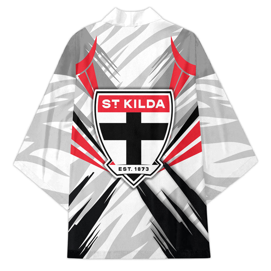 St Kilda Saints Australian Football Kimono Superhero Mascot Graphic - Bold Team Colors