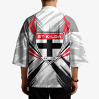 St Kilda Saints Australian Football Kimono Superhero Mascot Graphic - Bold Team Colors