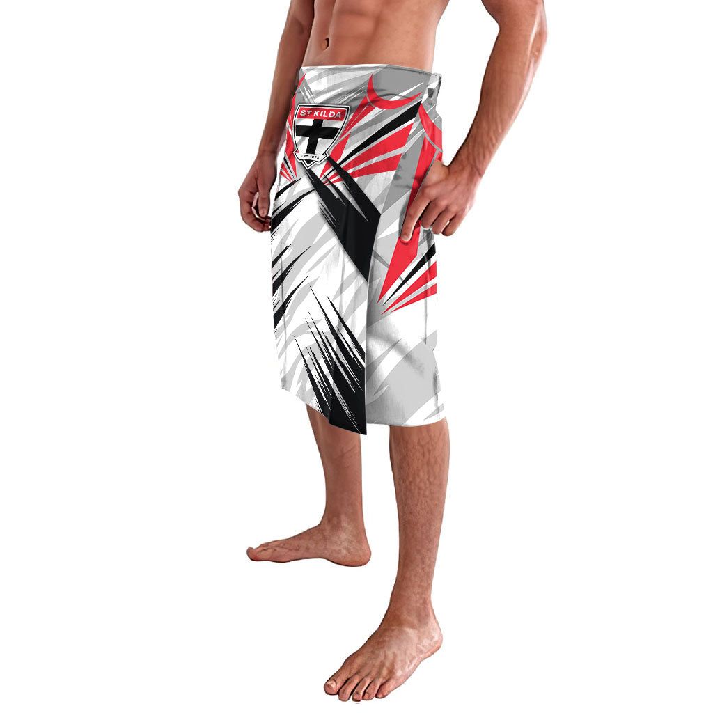 St Kilda Saints Australian Football Lavalava Superhero Mascot Graphic - Bold Team Colors