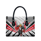 St Kilda Saints Australian Football Leather Bag Superhero Mascot Graphic - Bold Team Colors