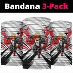 St Kilda Saints Australian Football Neck Gaiter Superhero Mascot Graphic - Bold Team Colors