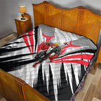 St Kilda Saints Australian Football Quilt Superhero Mascot Graphic - Bold Team Colors