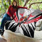 St Kilda Saints Australian Football Quilt Superhero Mascot Graphic - Bold Team Colors