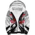St Kilda Saints Australian Football Sherpa Hoodie Superhero Mascot Graphic - Bold Team Colors