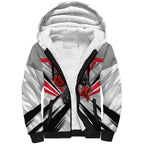 St Kilda Saints Australian Football Sherpa Hoodie Superhero Mascot Graphic - Bold Team Colors