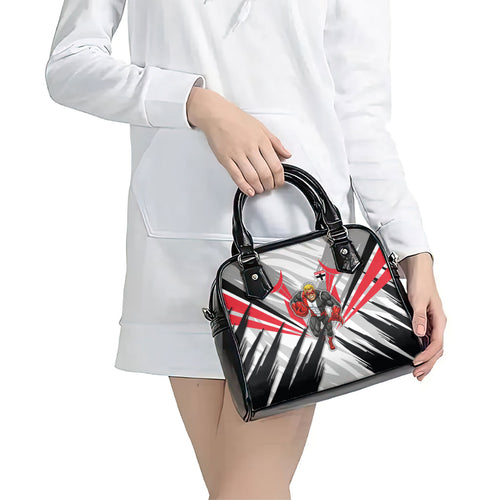 St Kilda Saints Australian Football Shoulder Handbag Superhero Mascot Graphic - Bold Team Colors