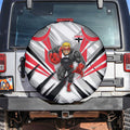 St Kilda Saints Australian Football Spare Tire Cover Superhero Mascot Graphic - Bold Team Colors
