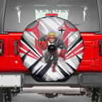 St Kilda Saints Australian Football Spare Tire Cover Superhero Mascot Graphic - Bold Team Colors