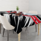 St Kilda Saints Australian Football Tablecloth Superhero Mascot Graphic - Bold Team Colors