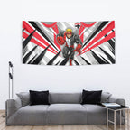 St Kilda Saints Australian Football Tapestry Superhero Mascot Graphic - Bold Team Colors