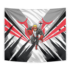 St Kilda Saints Australian Football Tapestry Superhero Mascot Graphic - Bold Team Colors