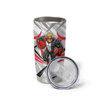 St Kilda Saints Australian Football Tumbler Cup Superhero Mascot Graphic - Bold Team Colors