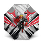 St Kilda Saints Australian Football Umbrella Superhero Mascot Graphic - Bold Team Colors