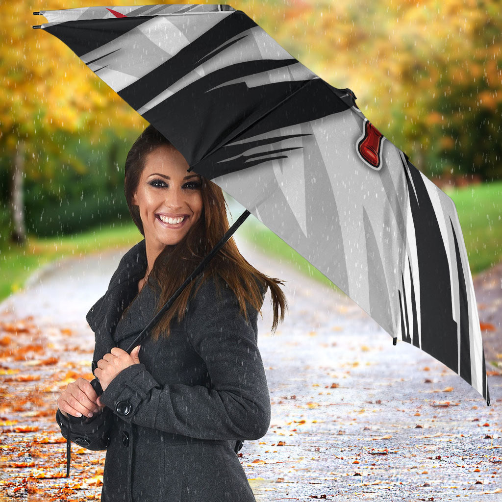 St Kilda Saints Australian Football Umbrella Superhero Mascot Graphic - Bold Team Colors