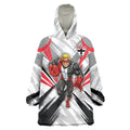 St Kilda Saints Australian Football Wearable Blanket Hoodie Superhero Mascot Graphic - Bold Team Colors