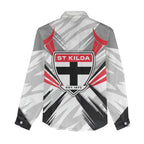 St Kilda Saints Australian Football Women Casual Shirt Superhero Mascot Graphic - Bold Team Colors