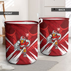 Sydney Swans Australian Football Laundry Basket Muscular Swan Mascot - Bold Team Colors