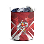 Sydney Swans Australian Football Laundry Basket Muscular Swan Mascot - Bold Team Colors