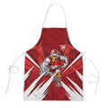 Sydney Swans Australian Football Apron Muscular Swan Mascot - Bold Team Colors