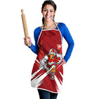 Sydney Swans Australian Football Apron Muscular Swan Mascot - Bold Team Colors