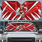 Sydney Swans Australian Football Auto Sun Shade Muscular Swan Mascot - Bold Team Colors