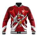 Sydney Swans Australian Football Baseball Jacket Muscular Swan Mascot - Bold Team Colors