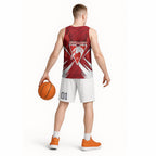 Sydney Swans Australian Football Basketball Jersey Muscular Swan Mascot - Bold Team Colors