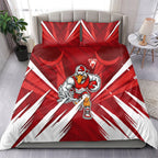 Sydney Swans Australian Football Bedding Set Muscular Swan Mascot - Bold Team Colors