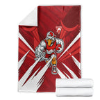 Sydney Swans Australian Football Blanket Muscular Swan Mascot - Bold Team Colors