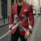 Sydney Swans Australian Football Blazer Muscular Swan Mascot - Bold Team Colors