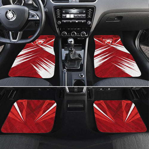 Sydney Swans Australian Football Car Mats Muscular Swan Mascot - Bold Team Colors