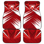 Sydney Swans Australian Football Car Mats Muscular Swan Mascot - Bold Team Colors