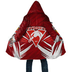 Sydney Swans Australian Football Cloak Muscular Swan Mascot - Bold Team Colors