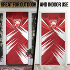 Sydney Swans Australian Football Door Cover Muscular Swan Mascot - Bold Team Colors