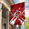 Sydney Swans Australian Football Garden Flag Muscular Swan Mascot - Bold Team Colors