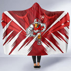 Sydney Swans Australian Football Hooded Blanket Muscular Swan Mascot - Bold Team Colors