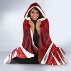 Sydney Swans Australian Football Hooded Blanket Muscular Swan Mascot - Bold Team Colors