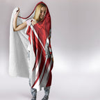 Sydney Swans Australian Football Hooded Blanket Muscular Swan Mascot - Bold Team Colors