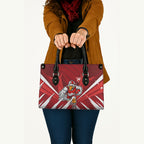 Sydney Swans Australian Football Leather Bag Muscular Swan Mascot - Bold Team Colors