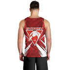 Sydney Swans Australian Football Men Tank Top Muscular Swan Mascot - Bold Team Colors