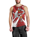 Sydney Swans Australian Football Men Tank Top Muscular Swan Mascot - Bold Team Colors