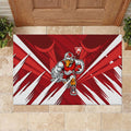 Sydney Swans Australian Football Rubber Doormat Muscular Swan Mascot - Bold Team Colors